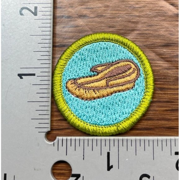 BSA Boy Scouts Leatherwork Merit Badge Patch - Picture 3 of 3